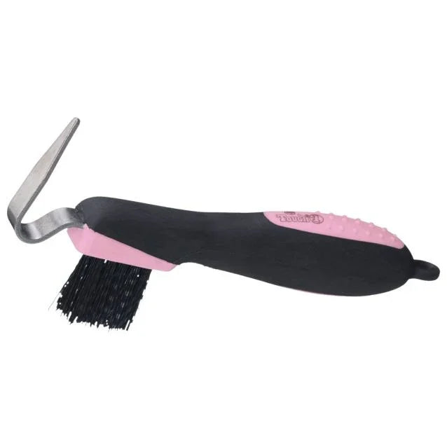 Tough1 Great Grips Hoof Pick with Brush - Horse Hoof Picks - Tough1 - Houlihan Saddlery LLC