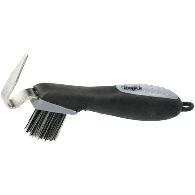 Tough1 Great Grips Hoof Pick with Brush - Horse Hoof Picks - Tough1 - Houlihan Saddlery LLC