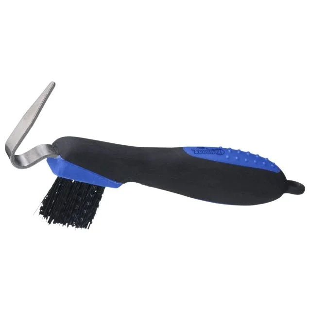 Tough1 Great Grips Hoof Pick with Brush - Horse Hoof Picks - Tough1 - Houlihan Saddlery LLC