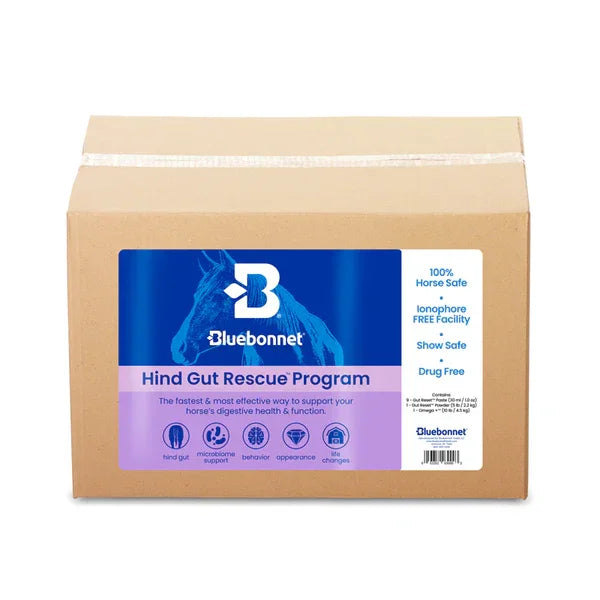 Hind Gut Rescue Program™ - Horse Supplements Bluebonnet Feeds Houlihan Saddlery LLC