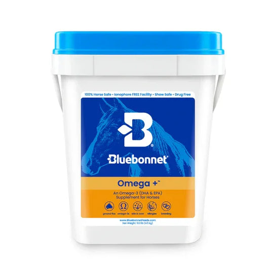 Bluebonnet Omega +™ - Horse Supplements Bluebonnet Feeds Houlihan Saddlery LLC