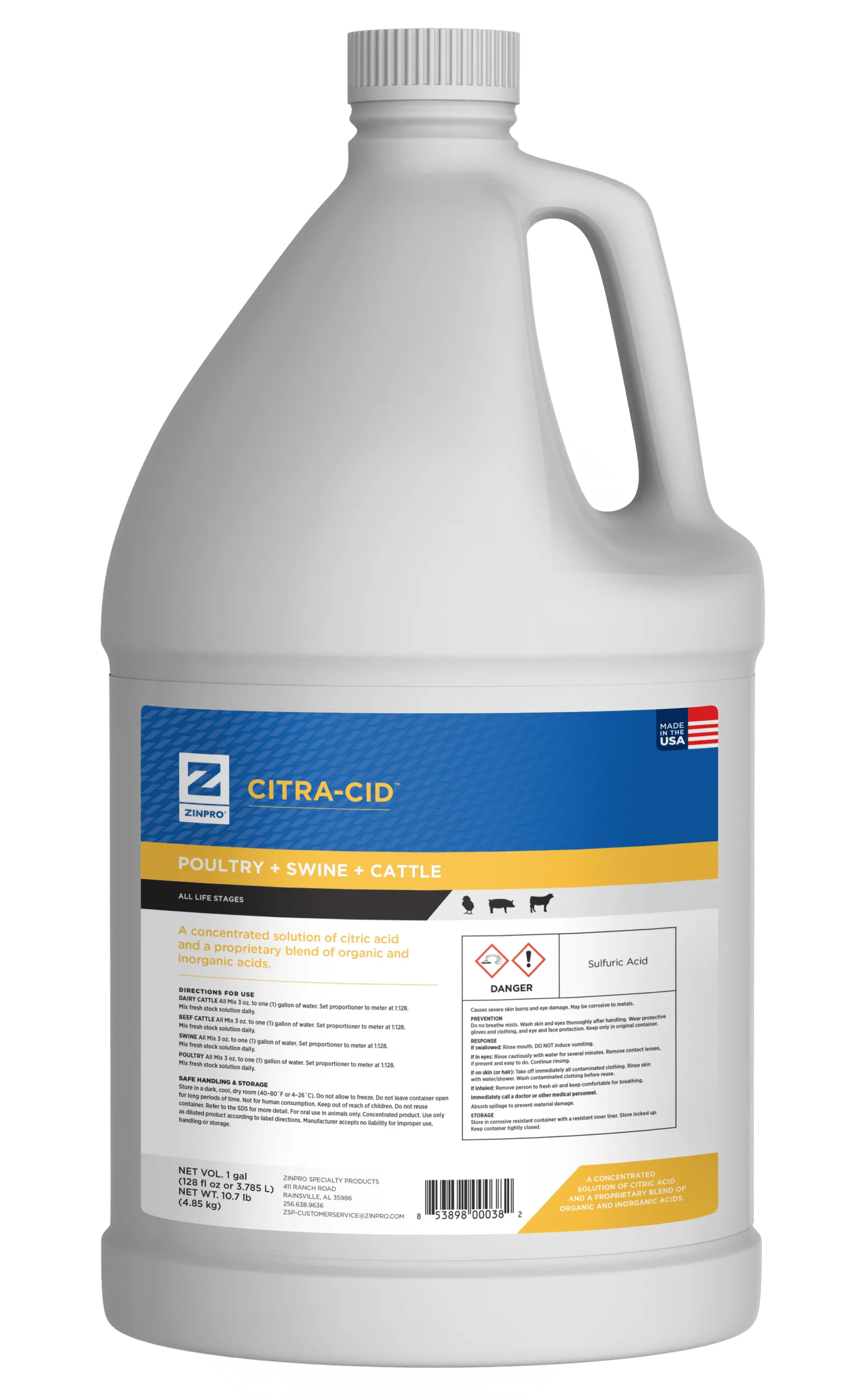 Zinpro CITRA-CID - Houlihan Saddlery LLC