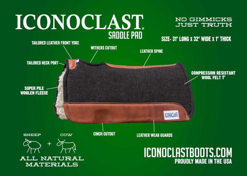 Iconoclast Saddle Pad - Houlihan Saddlery LLC