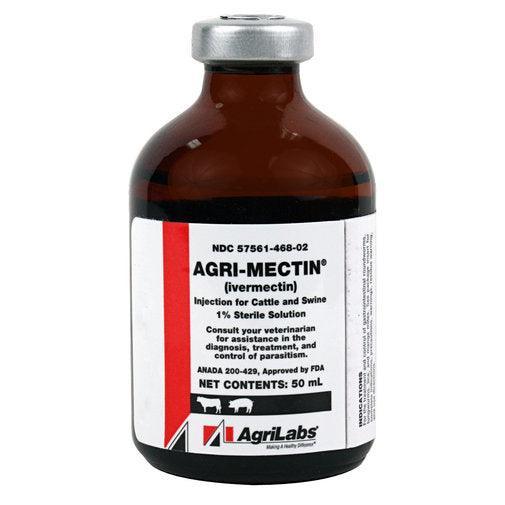 Agri-Mectin Cattle and Swine Dewormer Injection - Houlihan Saddlery LLC