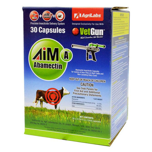 AiM-A VetCaps Cattle Insecticide Capsules - Houlihan Saddlery LLC