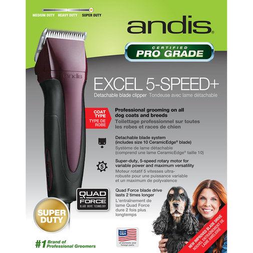 Andis Excel 5-Speed+ Clipper - Houlihan Saddlery LLC