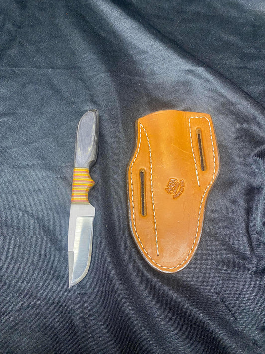Anza Knives Desert Camo Black Knife - Houlihan Saddlery LLC