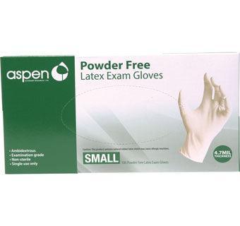 Aspen Latex Powder Free Exam Gloves - Houlihan Saddlery LLC