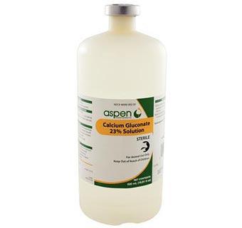 Aspen Vet Calcium Gluconate 23% Solution - Houlihan Saddlery LLC