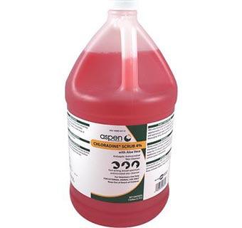 Aspen Vet Chloradine Scrub 4% - Houlihan Saddlery LLC