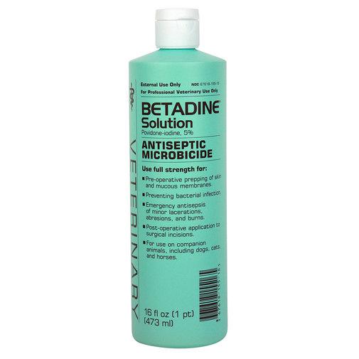 Betadine Solution Povidone-Iodine 5% - Houlihan Saddlery LLC
