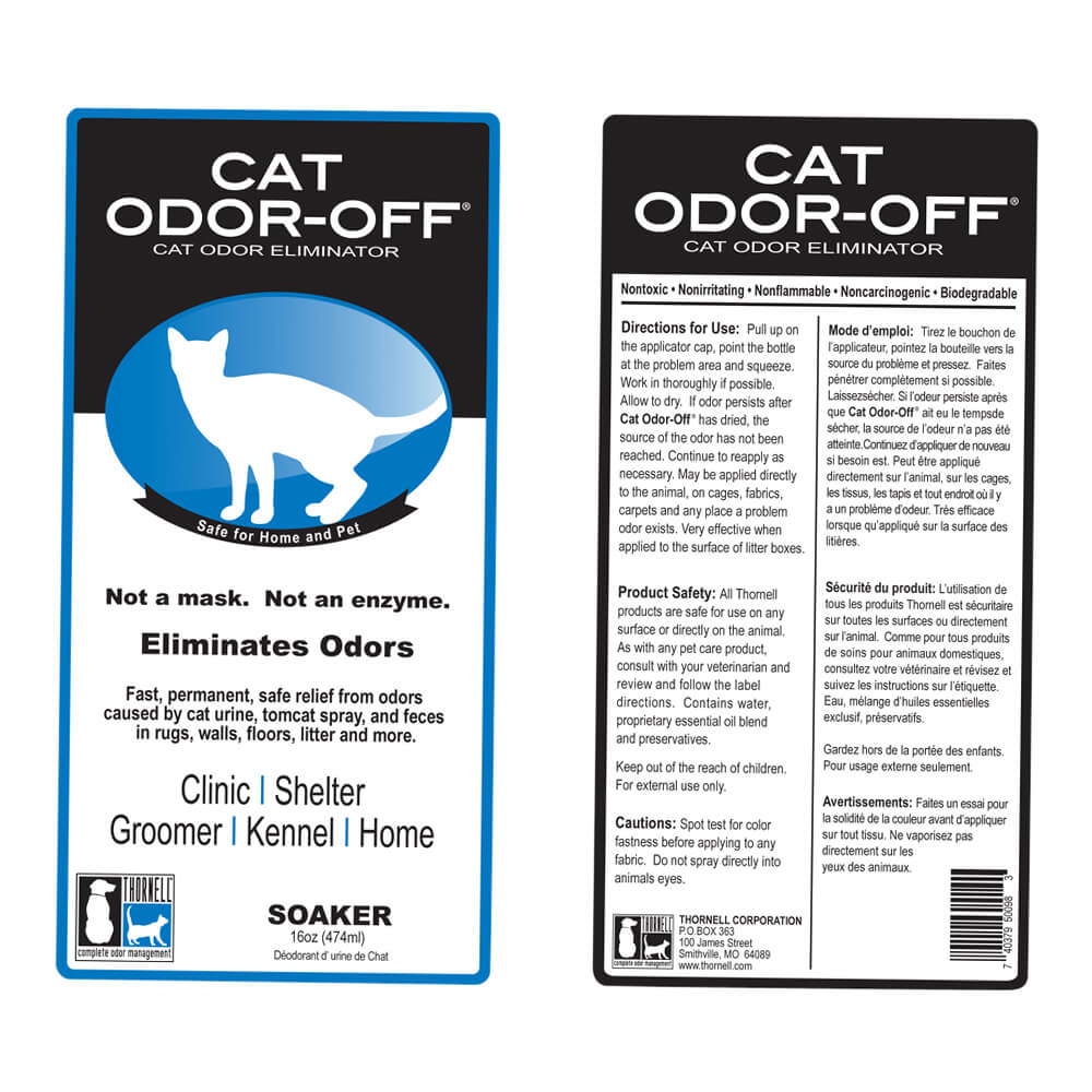 Cat Odor-Off Soaker - Pet Stain and Odor Remover Thornell Corporation Houlihan Saddlery LLC