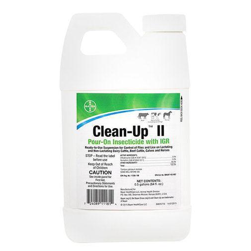 Clean-Up II Pour-On Insecticide - Houlihan Saddlery LLC