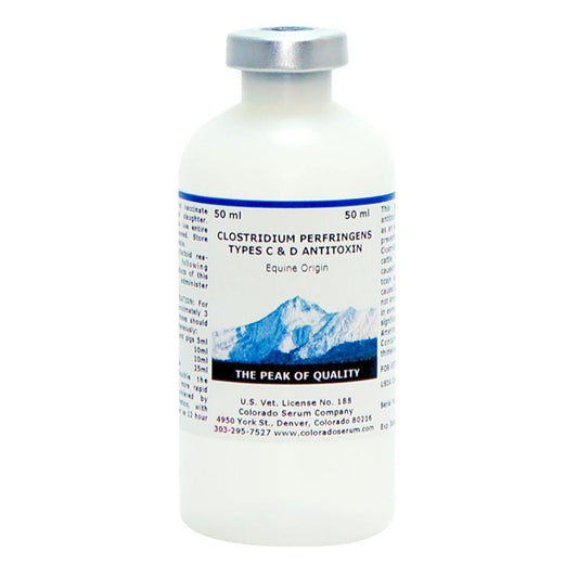Clostridium Perfringens Types C & D Antitoxin-250 ml - Houlihan Saddlery LLC