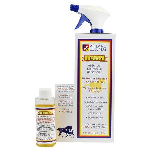 Flicks All-Natural Essential Oil Horse Spray - Houlihan Saddlery LLC