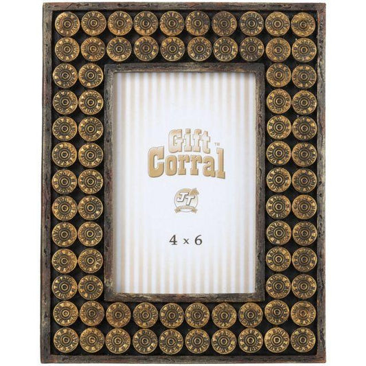 Gold Shotgun Shells Frame - Houlihan Saddlery LLC