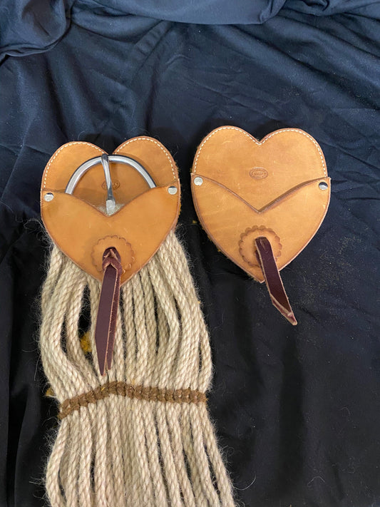 Heart Shape Cinch Chafe Guards - Houlihan Saddlery LLC