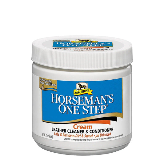 Horseman’s One Step Cream Leather Cleaner & Conditioner - Houlihan Saddlery LLC