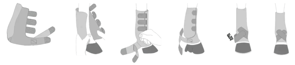 Iconoclast Hind Orthopedic Support Boots - Houlihan Saddlery LLC