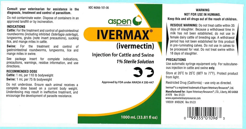 Ivermax Injectable 1%