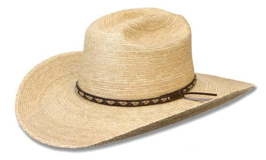 Oak-Colored Palm Cattleman Hat-4" Brim - Houlihan Saddlery LLC
