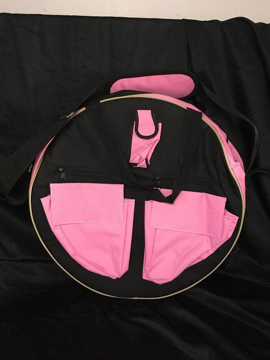 Pink/Black Deluxe Rope Bag - Houlihan Saddlery LLC