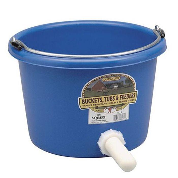 Plastic Calf Pail with Nipple - Houlihan Saddlery LLC