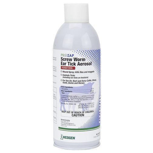 Screw Work Insecticides Prozap Screw Worm Aerosol - Livestock Fly Control Neogen Houlihan ...
