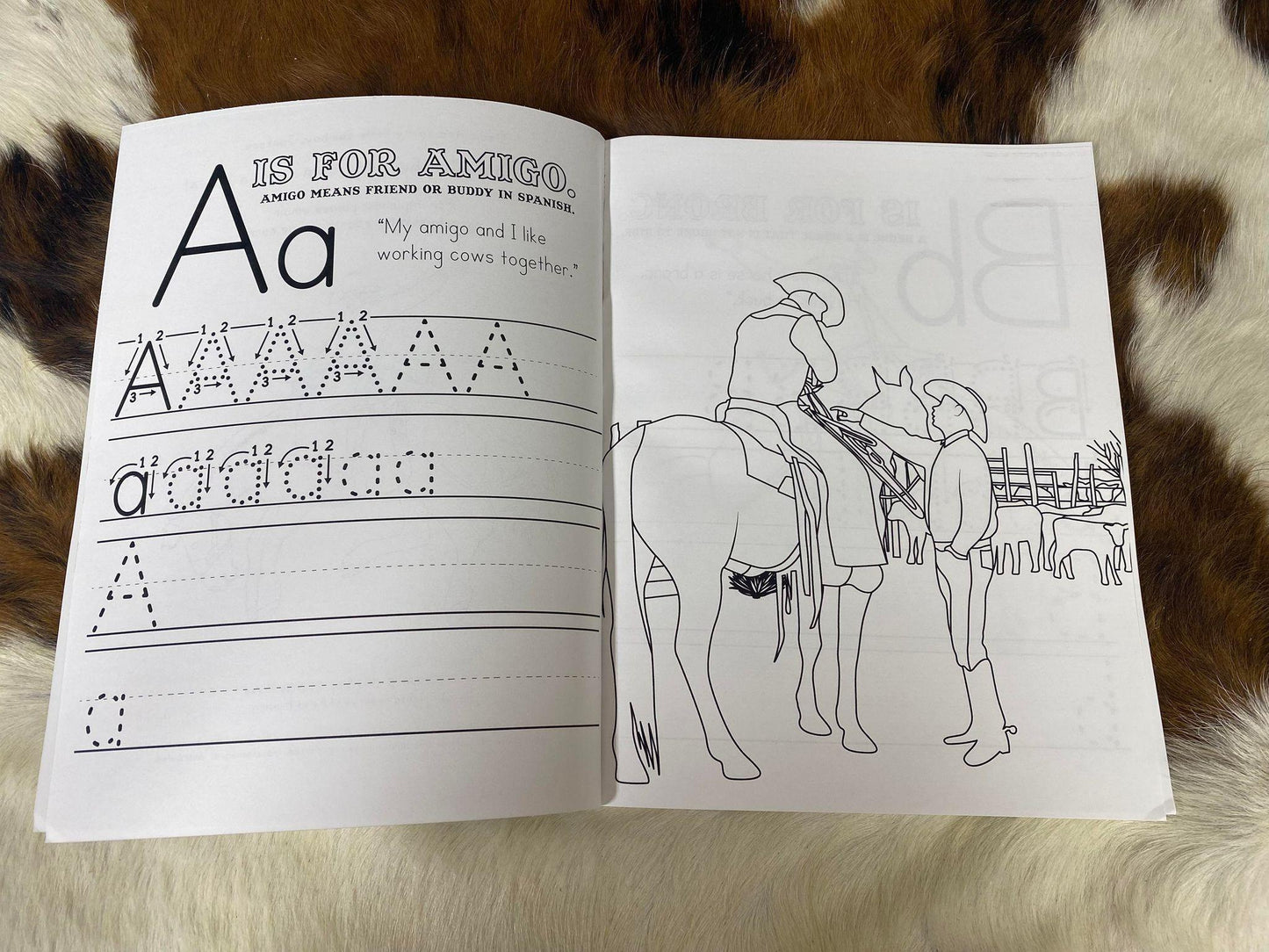 Ranching: Pre-K & Kindergarten ABC Workbook - Houlihan Saddlery LLC