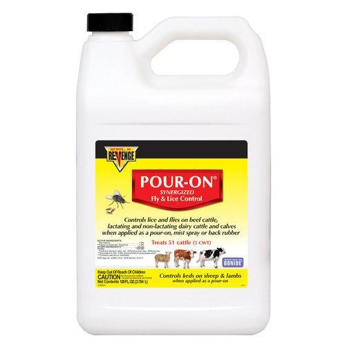 Revenge POUR-ON Fly & Lice Control - Houlihan Saddlery LLC