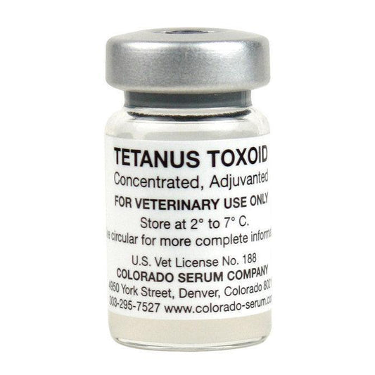 Tetanus Toxoid Concentrate-10ml Bottle - Houlihan Saddlery LLC