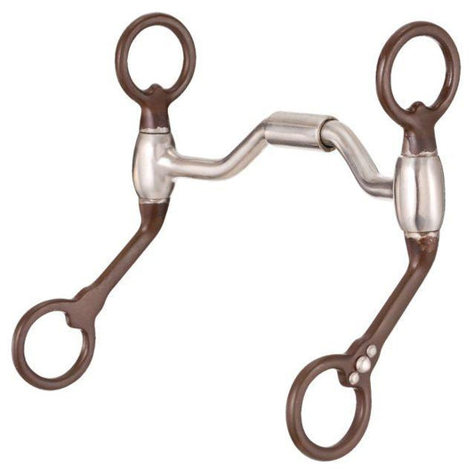 Tough 1 Antique Brown Low Port Bit - Houlihan Saddlery LLC