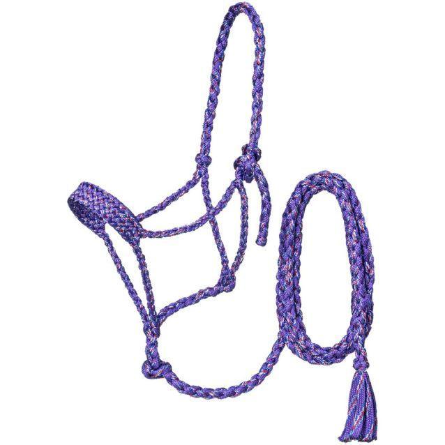 Tough1 Premium Mule Tape Halter with Lead-Pony - Houlihan Saddlery LLC