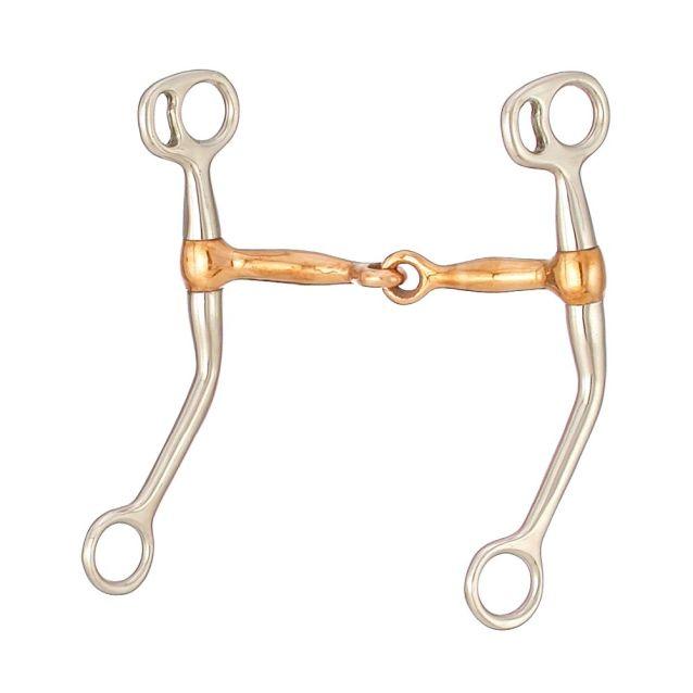 Tough1 Training Snaffle with Copper Mouth - Houlihan Saddlery LLC