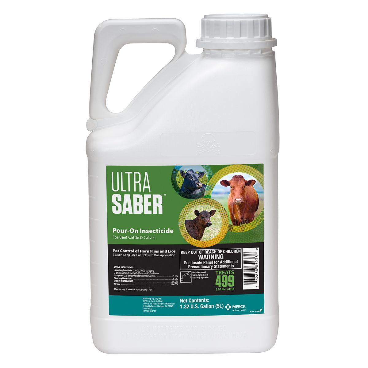 Ultra Saber Insecticidal Pour-On - Houlihan Saddlery LLC