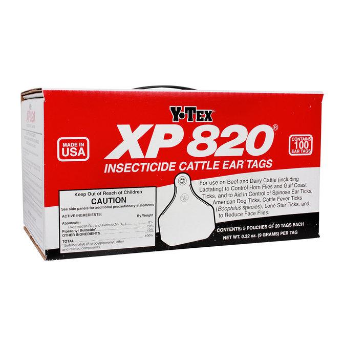 XP 820 Insecticide Cattle Ear Tags - Houlihan Saddlery LLC