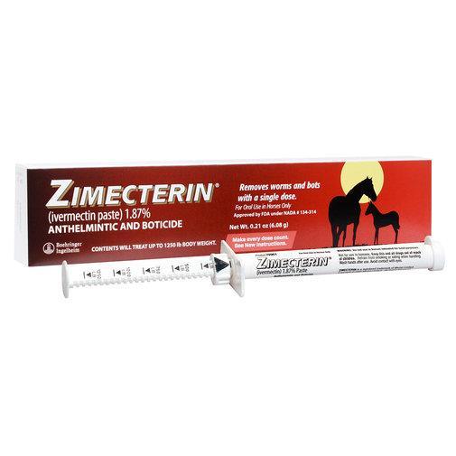 Zimecterin Horse Dewormer Paste - Houlihan Saddlery LLC